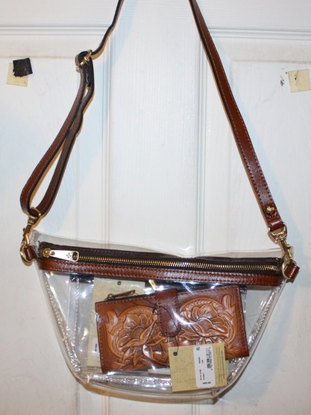 NWT Patricia Nash Tinchi crossbody & tooled wallet set. NICE! - Picture 7 of 16